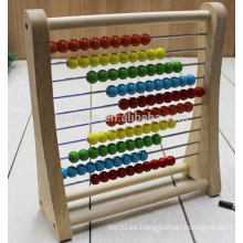 Niños contando y aprendiendo matemáticas Abacus de madera